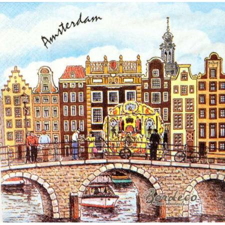 Serwetka decoupage firmy IHR Amsterdam 33x33cm